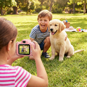 Cámara Digital Infantil 1080P Rosa