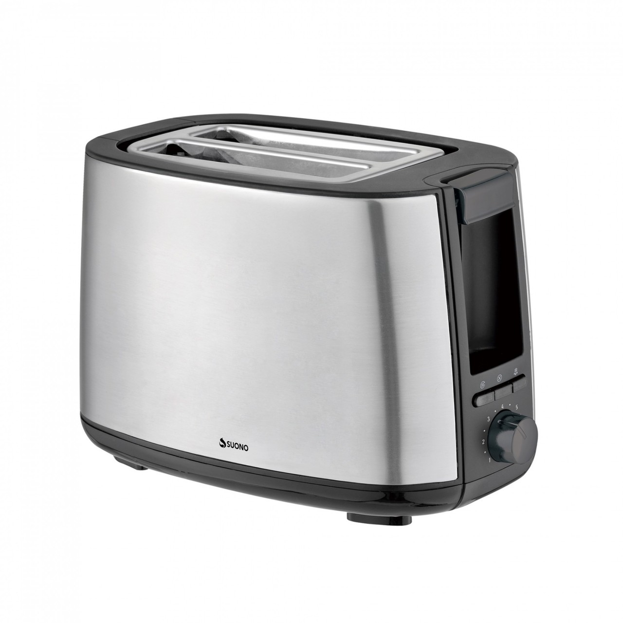 Tostadora 2 Panes 750W Acero