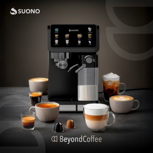 Cafetera Espresso Digital Suono 20 Bar Negro