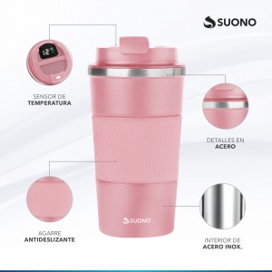 Vaso Térmico 450Ml Rosa