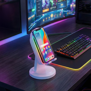 Holder Con Parlante Blanco