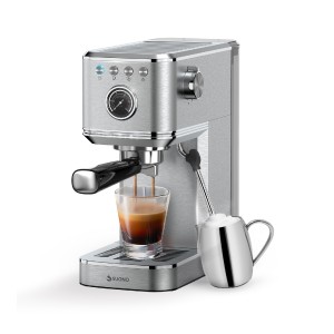 Cafetera Espresso 20 Bar Con Cápsulas Acero