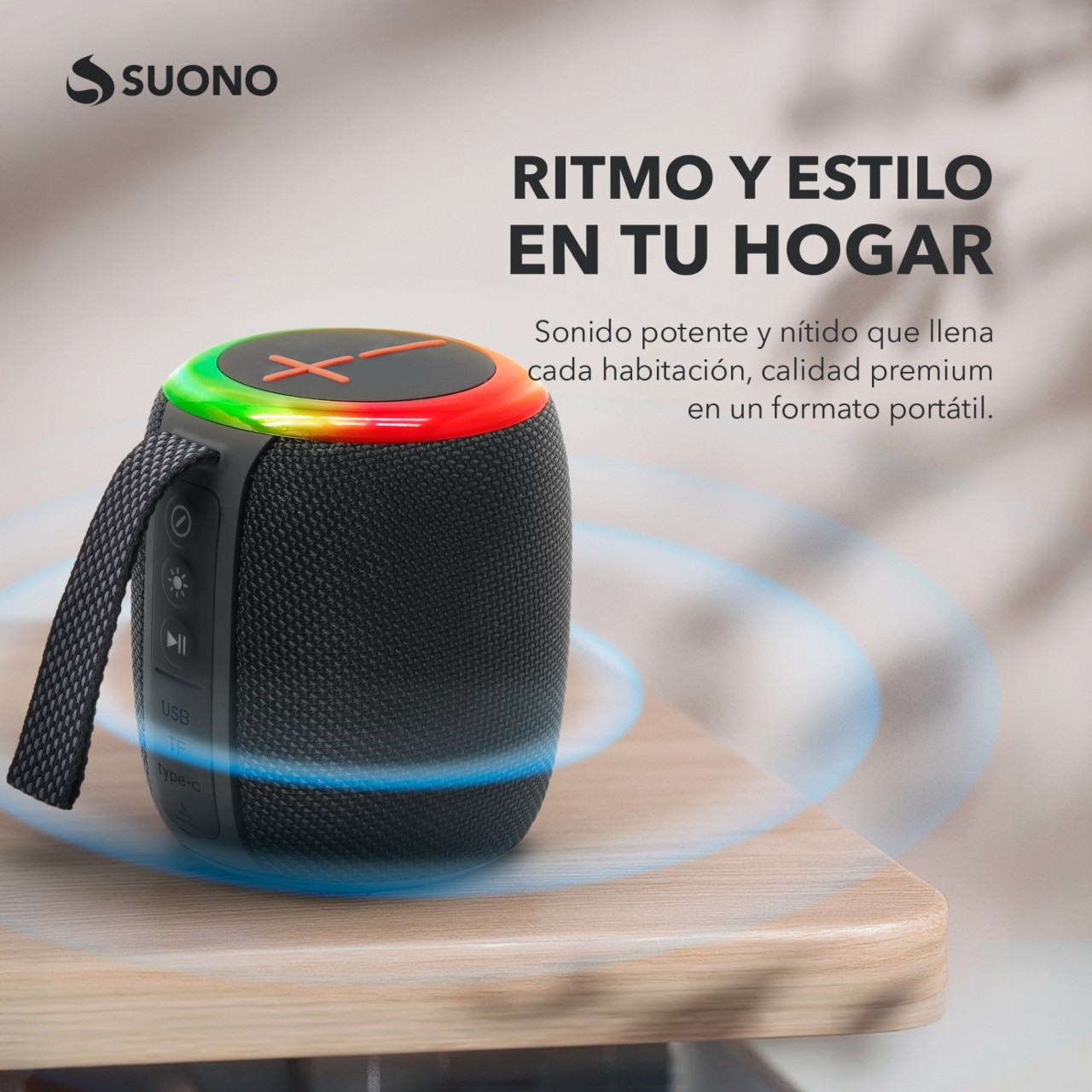 Parlante 1x5W NEGRO