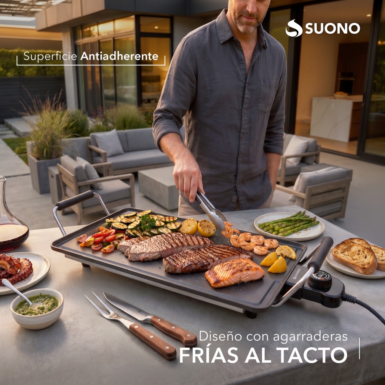 Parrilla Grill Negro