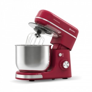 Batidora Planetaria 1300W Con Bowl 5L Rojo