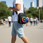 Mochila Con Parlante Negro