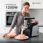 Picadora De Carne Suono Con Accesorios Negro