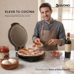 Pizza Maker-Grill Multifuncion NEGRO