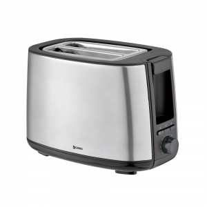 Tostadora 2 Panes 750W Acero