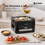 Air Fryer Digital Flip Grill Negro