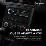 Estéreo Para Auto Suono Bluetooth Usb Mp3 Fm Negro