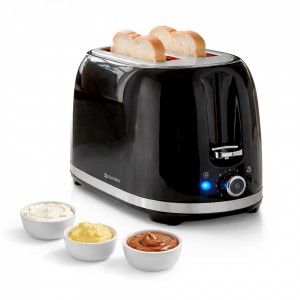 Tostadora Retro 2 Panes 850W Negro