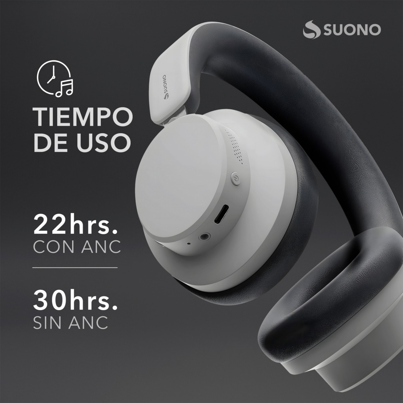 Auriculares Vincha Blanco