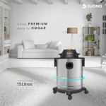 ASPIR. INDUST. 1300W 15L HEPA ACERO