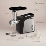 Picadora De Carne Suono Con Accesorios Negro