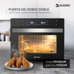 Horno Air Fryer Suono 45L Digital Negro