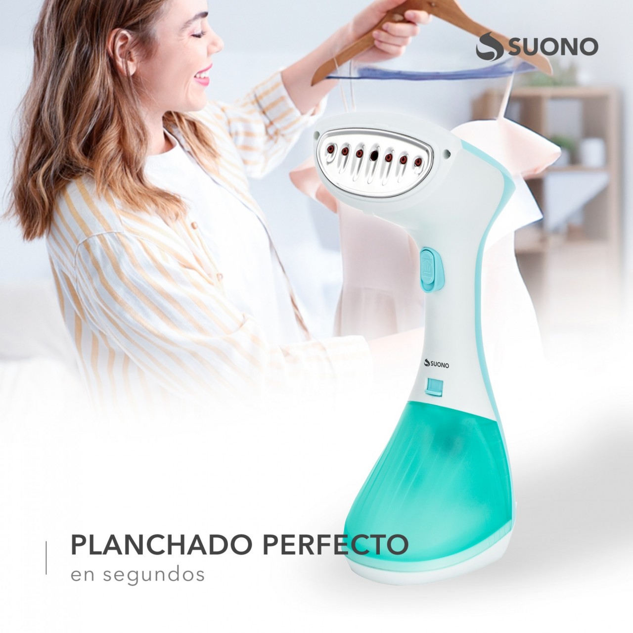 Vaporizador De Prendas Suono VERDE