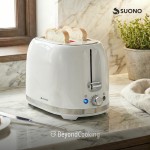 Tostadora Retro 2 Panes 850W Blanco