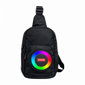 Mochila Con Parlante Negro