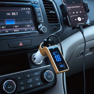 Receptor Bluetooth Usb Auto Dorado