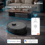 Aspiradora Robot Láser Base Autolimpiante Negro