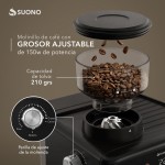 Cafetera Espresso Atelier Quot Con Molinillo Acero