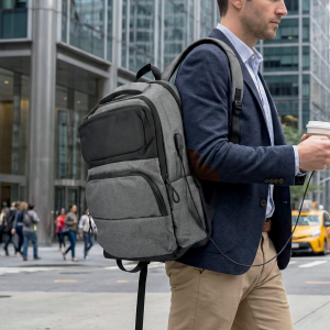 Mochila Urbana Gris