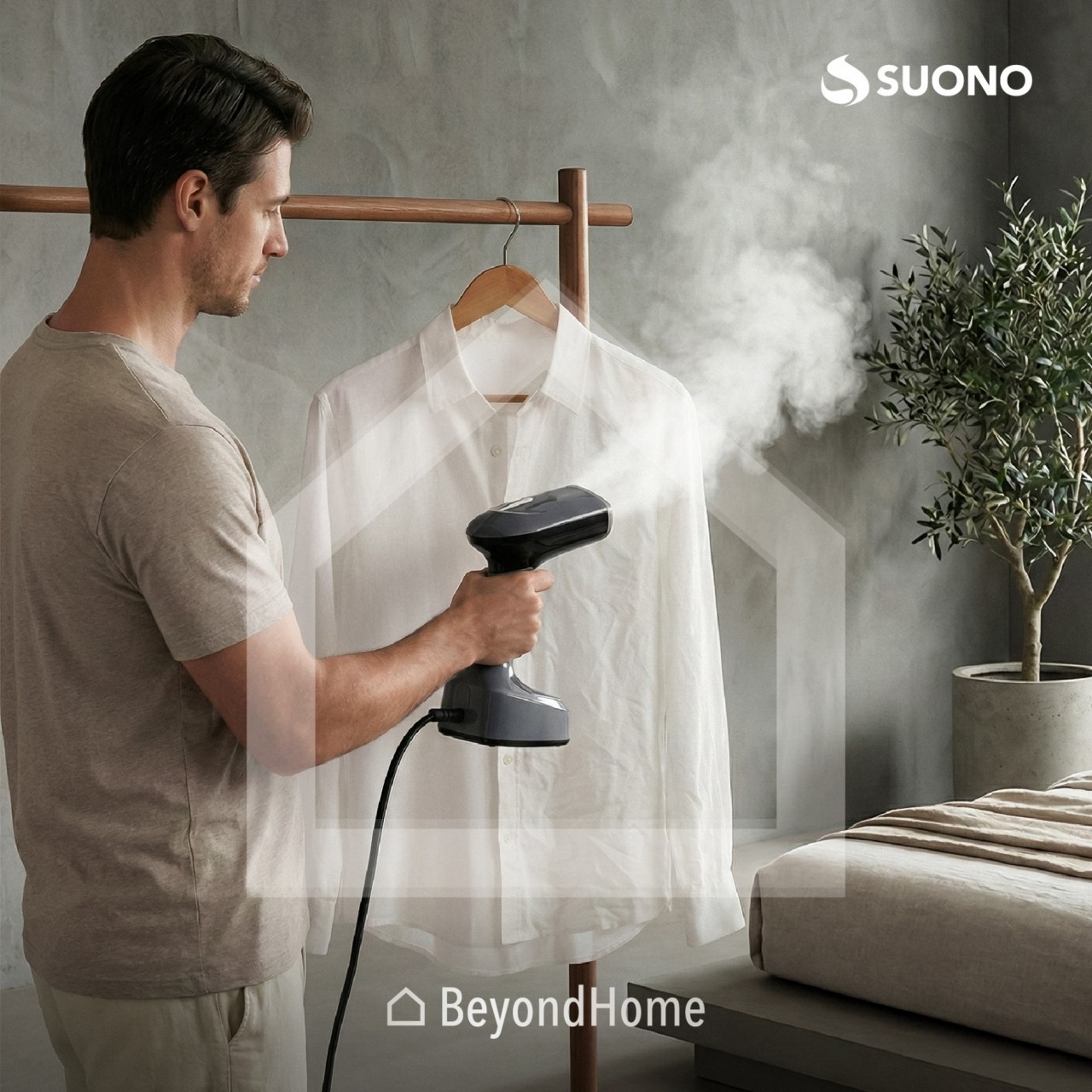 Vaporizador De Prendas Gris