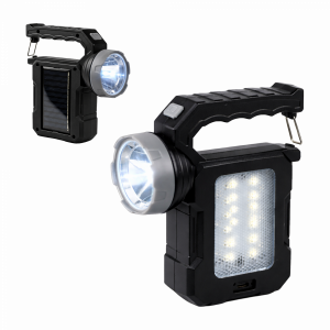 Linterna Con Reflector Portátil Negro