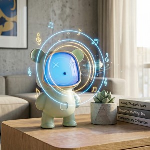 Parlante Astronauta Con Luz Verde