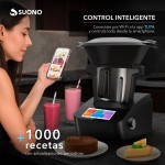 Robot De Cocina 1700W 4,7L 8 Acc. Negro