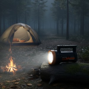 Linterna Portátil Negro