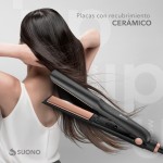 Planchita De Pelo Suono Cerámica Negro