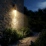 Lampara Led Marrón