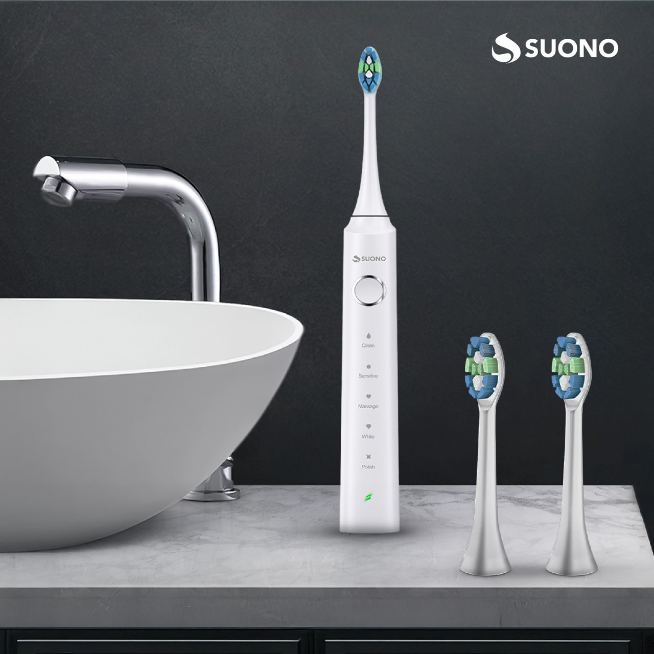 Repuesto Cepillo De Dientes Blanco