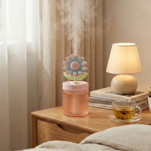 Humidificador Floral Rosa