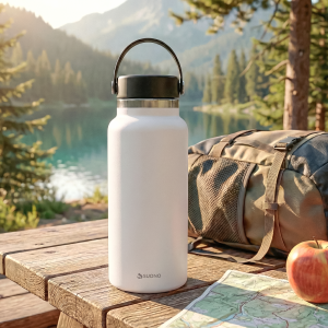 Botella De Acero 500Ml Blanco
