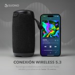 PARLANTE 1200mAh 12W NEGRO