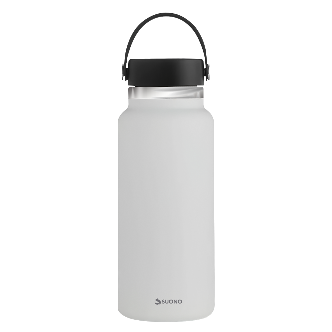 Botella De Acero 500Ml Blanco
