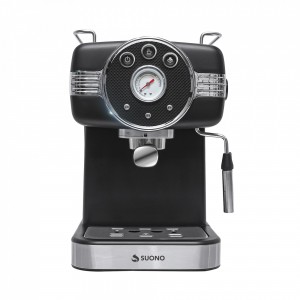 Cafetera Espresso Vintage Suono 1.5L Negro