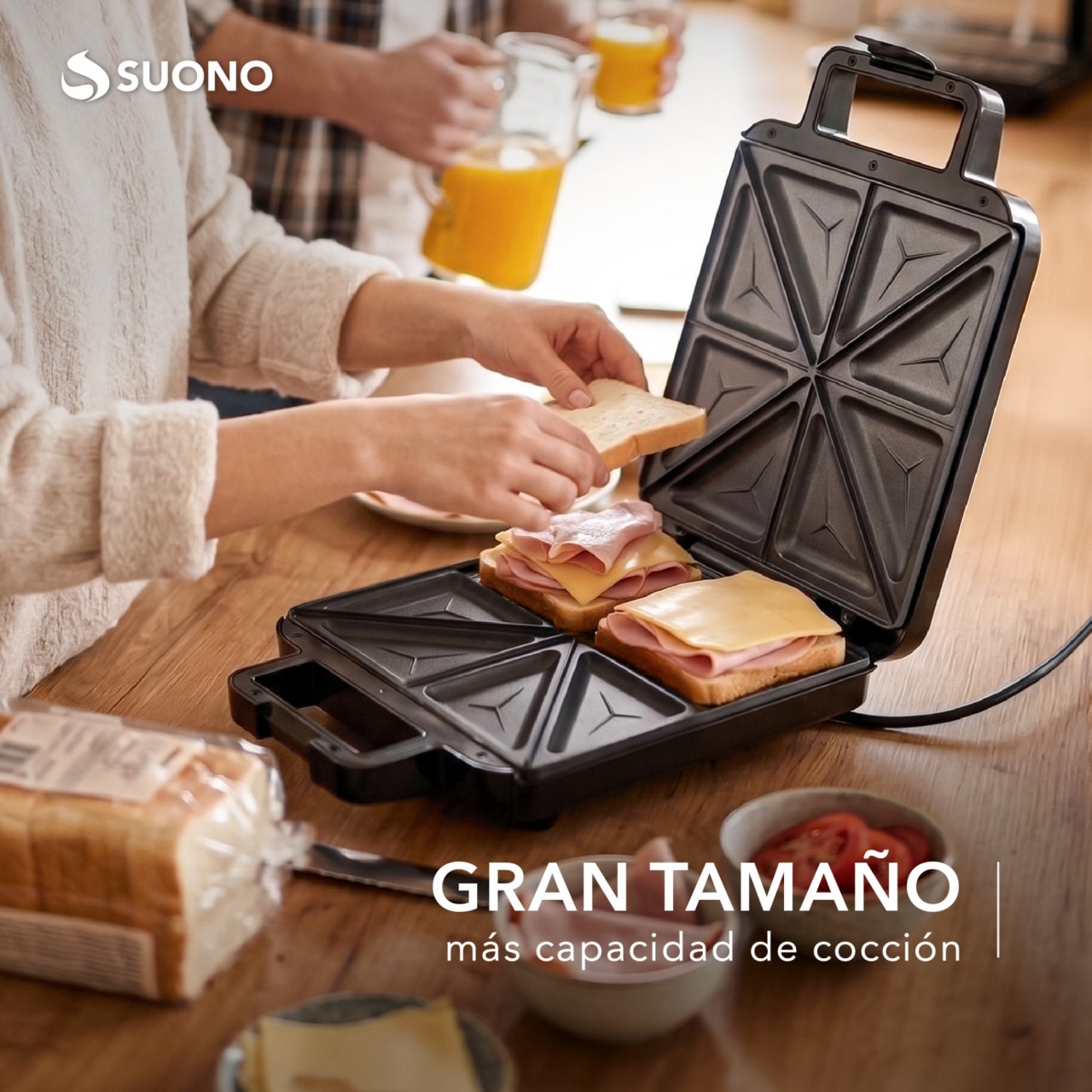 Sandwich Maker XL NEGRO