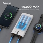 Power Bank 10000Mah P11 Blanco