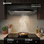 Campana 200W Cubretubo x1 ACERO
