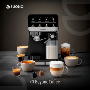 Espresso Coffee Maker Dig C/Lechera Negro