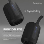 PARLANTE 1200mAh 5W NEGRO