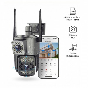 Cámara De Seguridad Exterior Negro