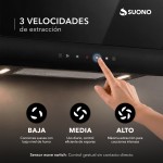 Campana De Cocina 180W Negro