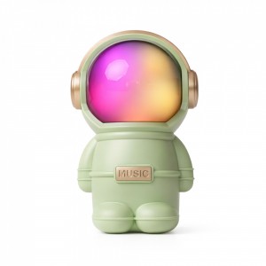 Parlante Astronauta Con Luz Verde
