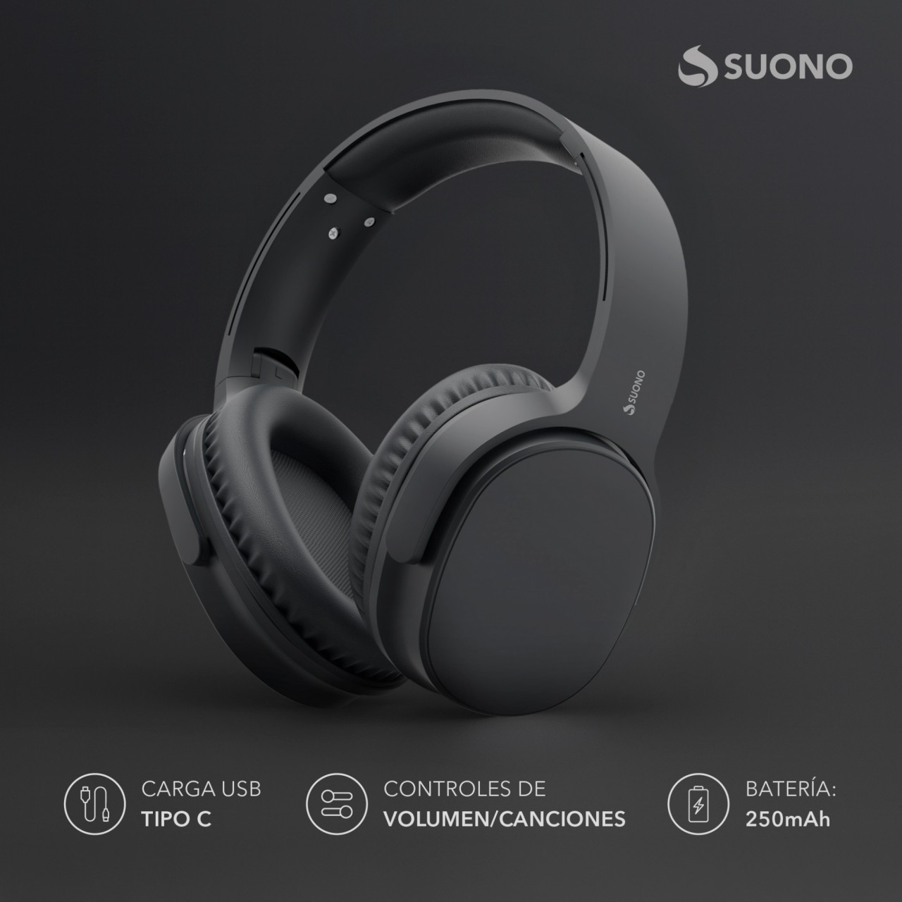 Auriculares Inalámbricos Gris