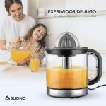 Exprimidor Eléctrico Suono 1.2L 40W Acero